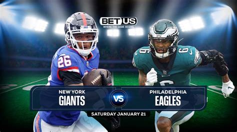 Giants vs. Eagles Prediction, Odds, and Picks for Divisional Round.